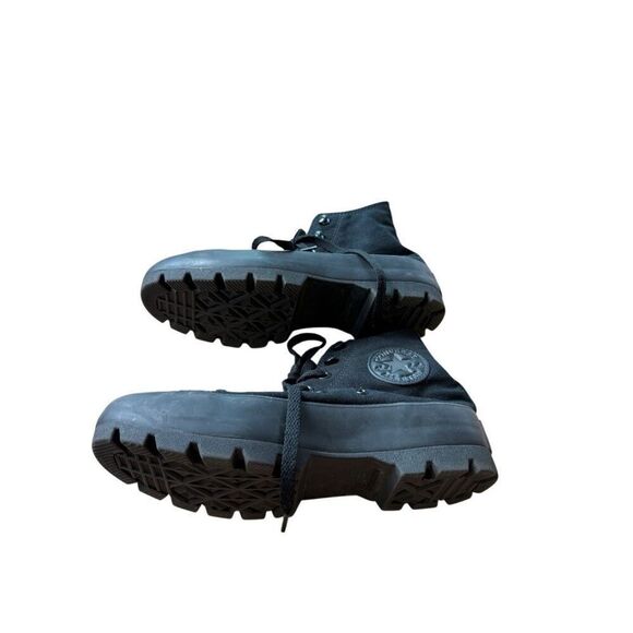 Converse All Star Womens All Black Chuck Taylor High Top Lugged Sneakers Size 7 - Picture 3 of 15